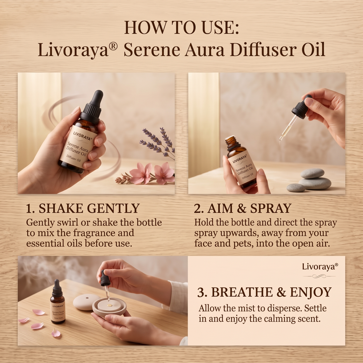 Livoraya® Serene Aura Diffuser Oil