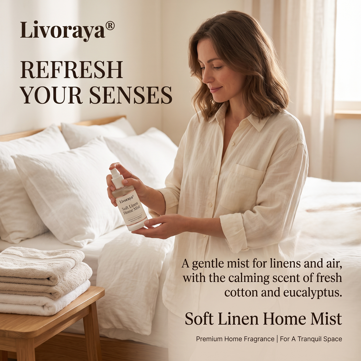 Livoraya® Soft Linen Home Mist