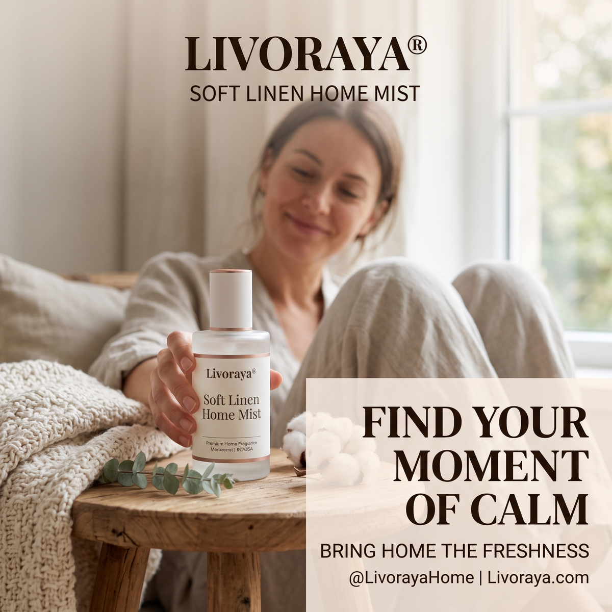 Livoraya® Soft Linen Home Mist