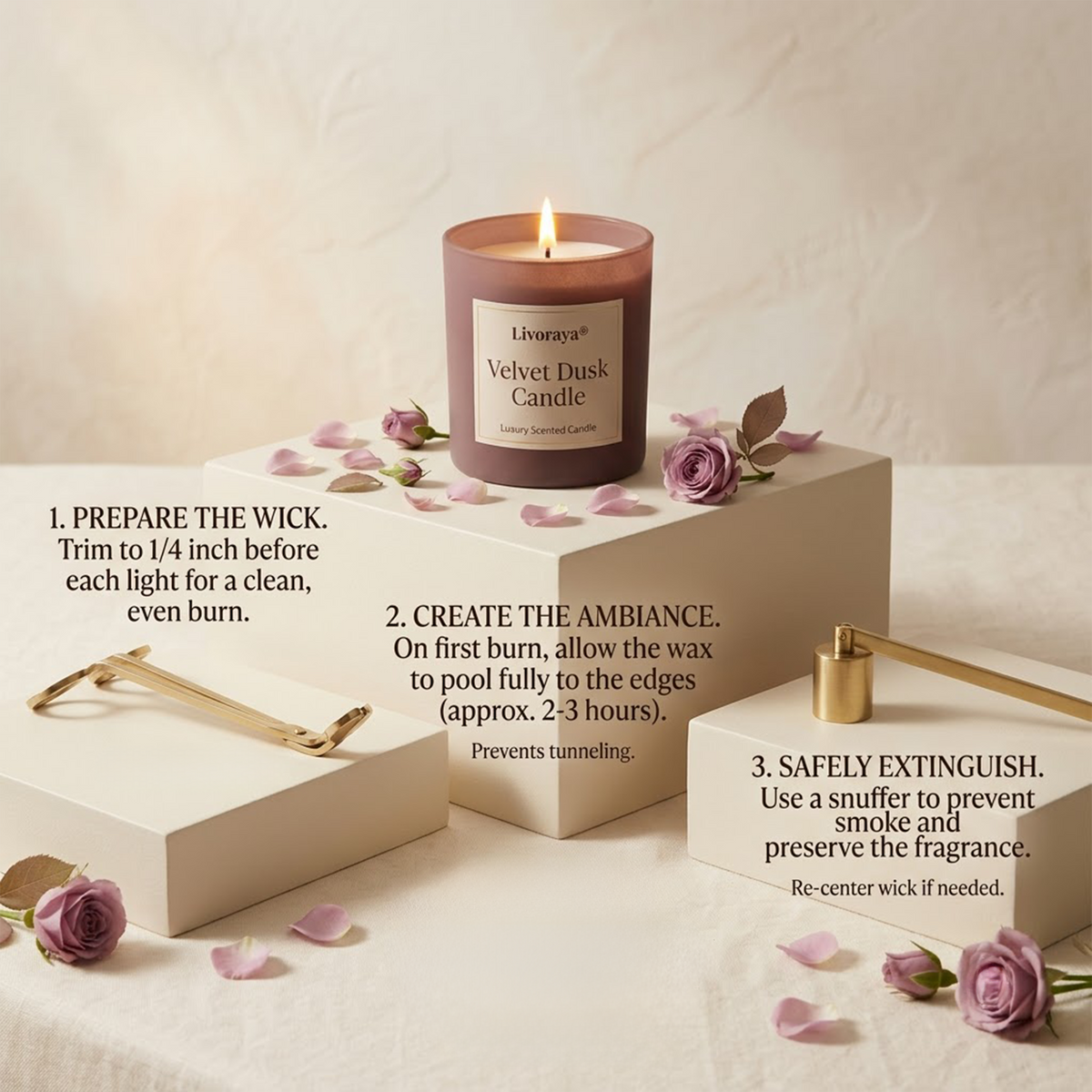 Livoraya® Velvet Dusk Candle