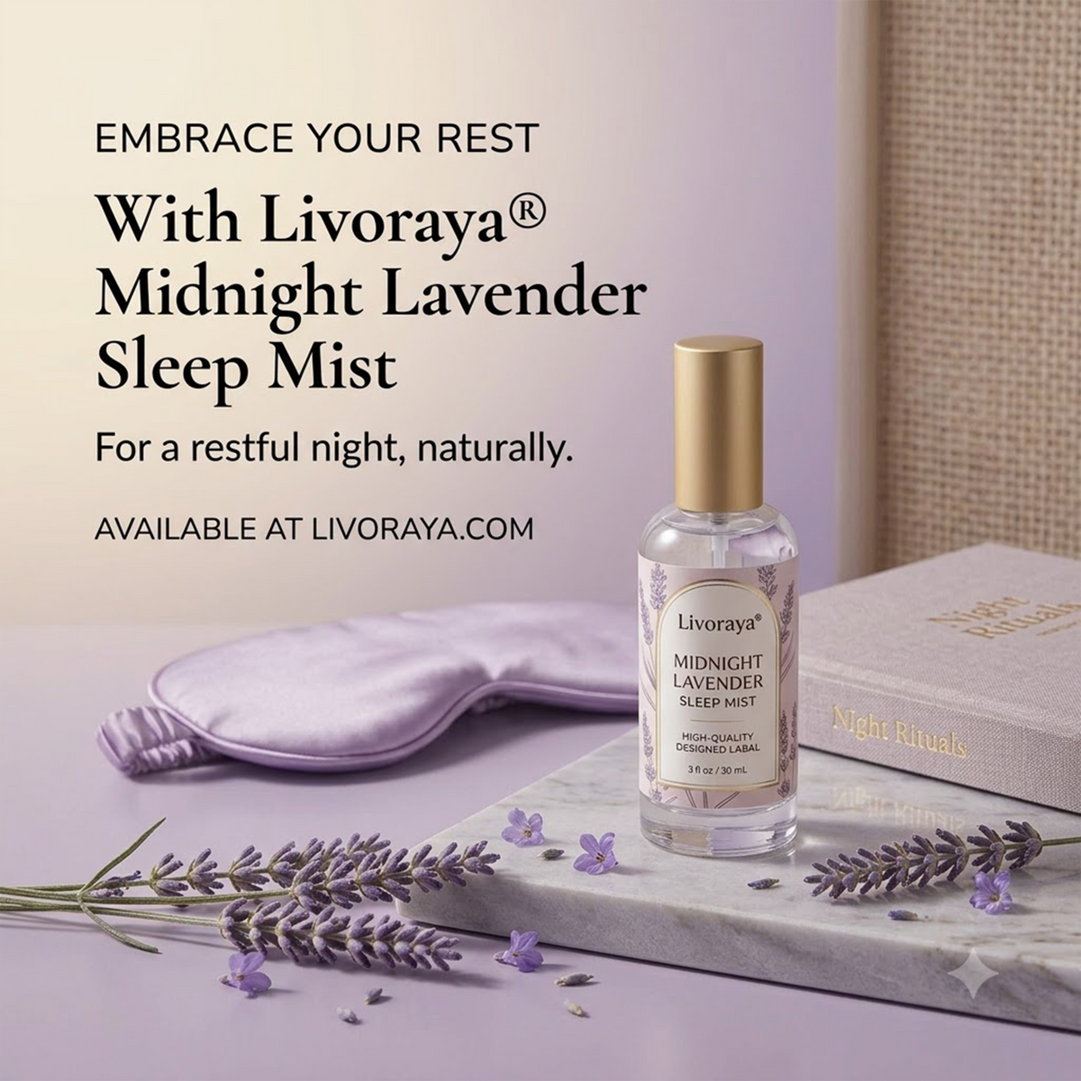 Livoraya® Midnight Lavender Sleep Mist