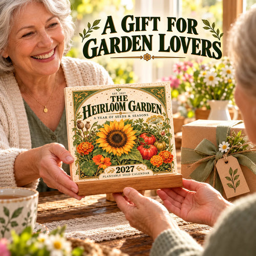 🔥 Last Day 50% OFF 🌱 2027 The Heirloom Garden Plantable Seed Calendar