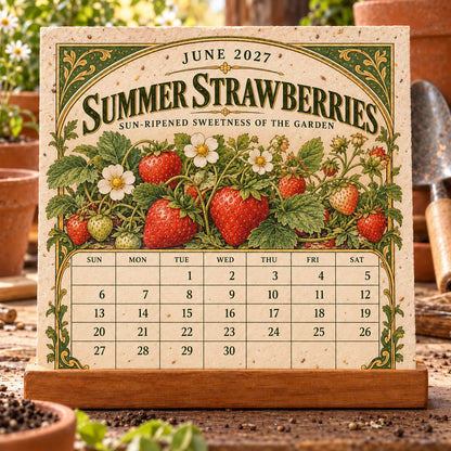 🔥 Last Day 50% OFF 🌱 2027 The Heirloom Garden Plantable Seed Calendar