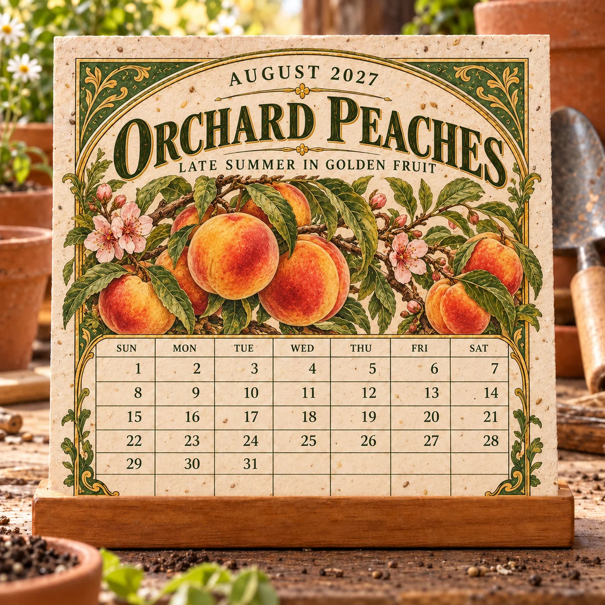 🔥 Last Day 50% OFF 🌱 2027 The Heirloom Garden Plantable Seed Calendar