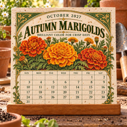 🔥 Last Day 50% OFF 🌱 2027 The Heirloom Garden Plantable Seed Calendar