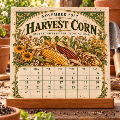 🔥 Last Day 50% OFF 🌱 2027 The Heirloom Garden Plantable Seed Calendar
