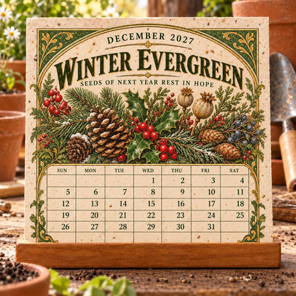 🔥 Last Day 50% OFF 🌱 2027 The Heirloom Garden Plantable Seed Calendar