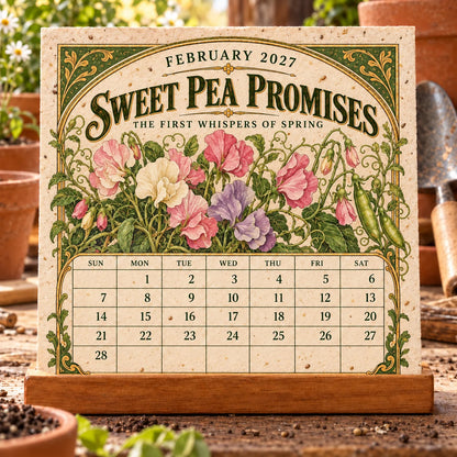 🔥 Last Day 50% OFF 🌱 2027 The Heirloom Garden Plantable Seed Calendar