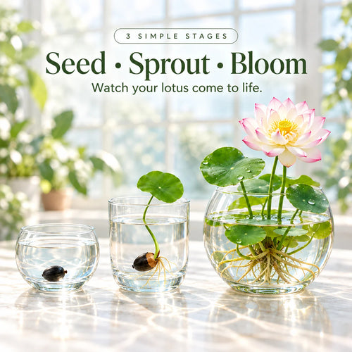 🔥 Last Day 50% OFF 💐The Sacred Bonsai Bowl Lotus Flower