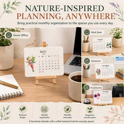 ✨Early Holiday Sale 50% OFF🌱Eco-Friendly Plantable “Timeless” Seed Calendar 2027 🌱