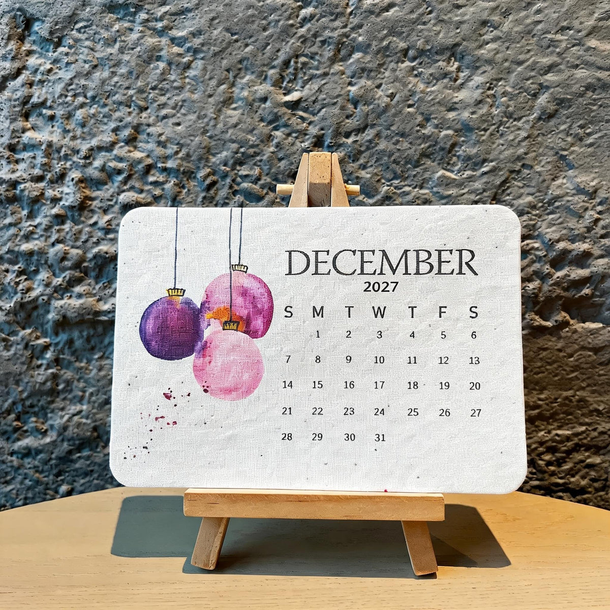 ✨Early Holiday Sale 50% OFF🌱Eco-Friendly Plantable “Timeless” Seed Calendar 2027 🌱